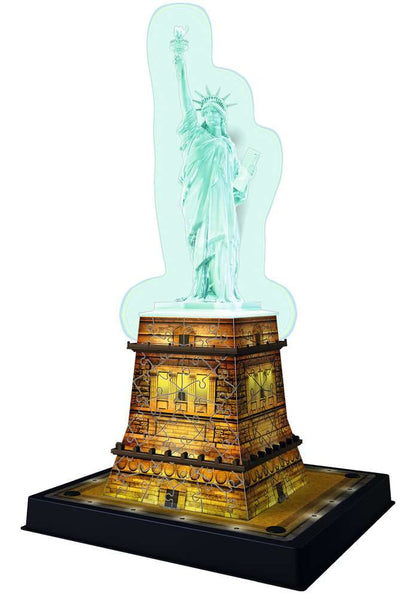 Puzzle: 3D Puzzle - Statue of Liberty Night Edition