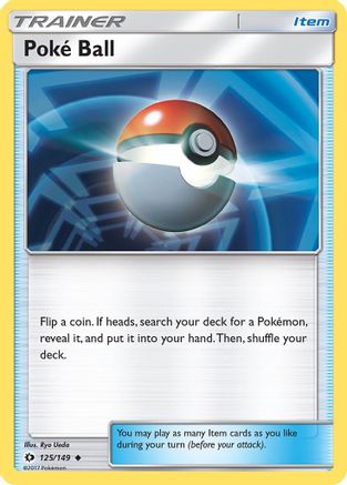 Poke Ball 125/149 - SM Base Set Reverse Holofoil