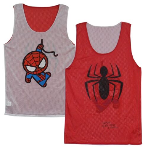 Spider-Man Symbol Kawaii Marvel Comics Reversible Mesh Tank Top