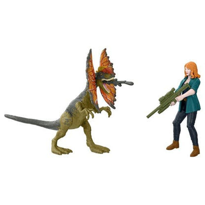 Jurassic World Dominion Mensch &amp; Dino – Claire &amp; Dilophosaurus