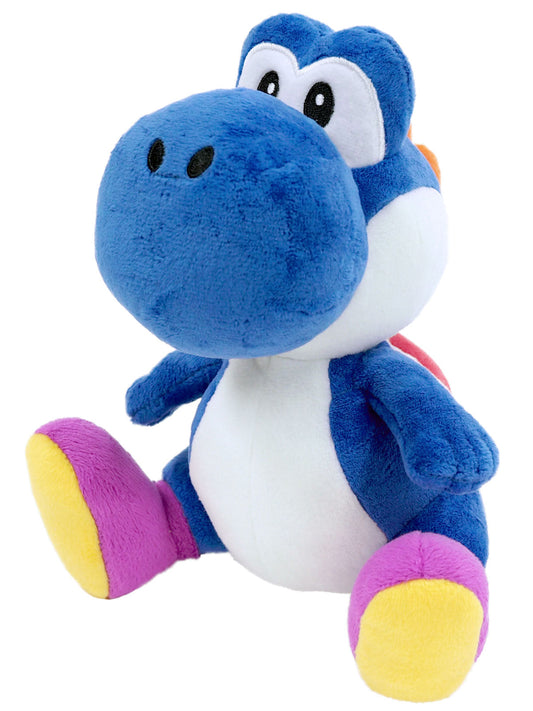 Little Buddy Super Mario All Star Dark Blue Yoshi 7" Plush - Official Nintendo
