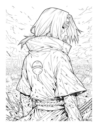 Anime Chronicles: Naruto Shippuden Legacy! A Ninja Adventure Coloring Book PDF