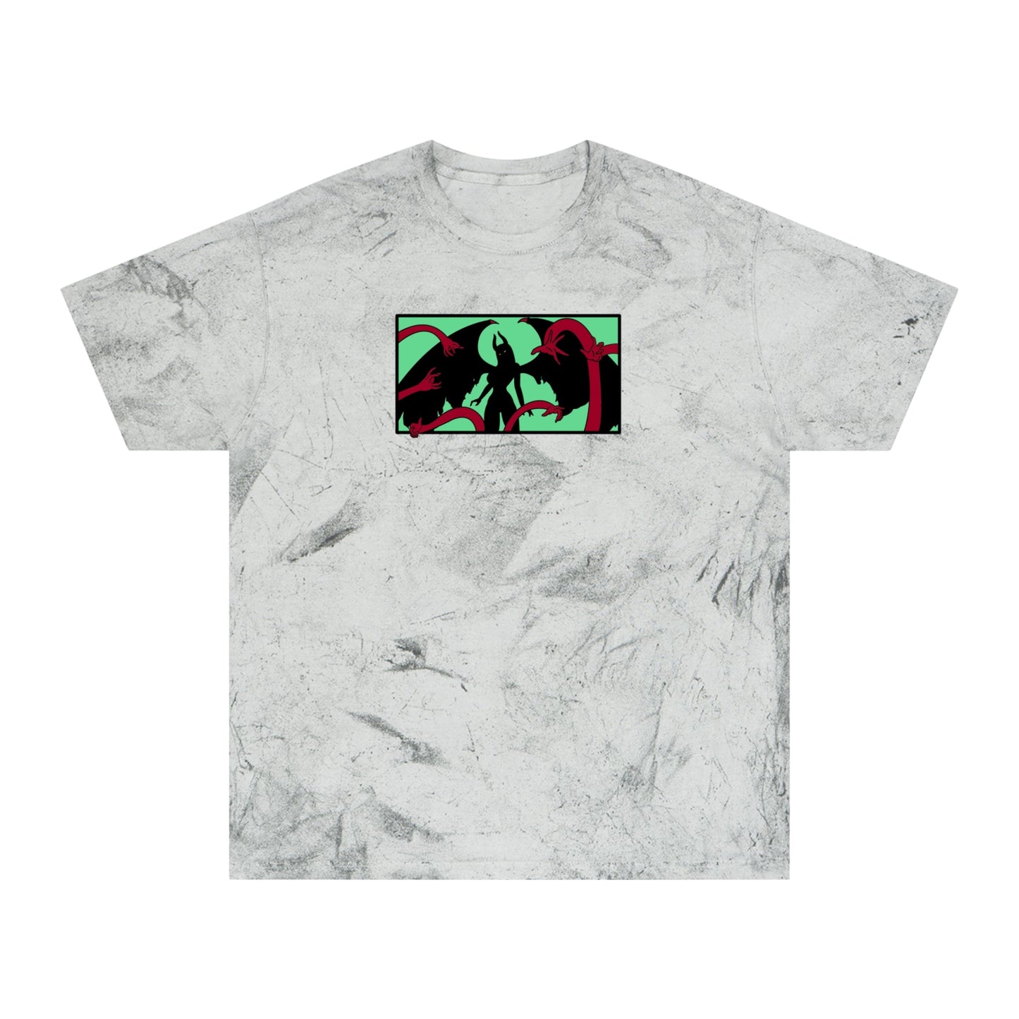 Demon Robin Comfort Colors® Color Blast Tie Dye Unisex Anime Tee