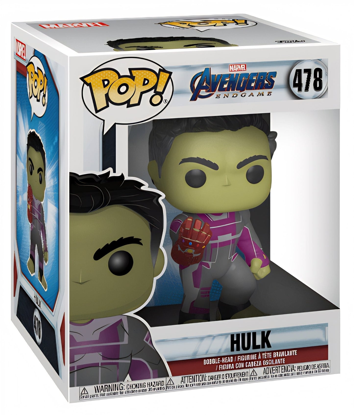 POP! Marvel (Super Deluxe): 478 Avengers (Endgame), Hulk (Gauntlet)
