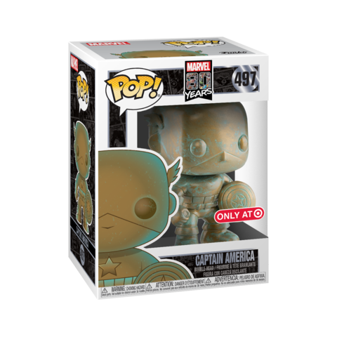 POP! Marvel: 497 Marvel 80th, CPT America (PT) Exclusive