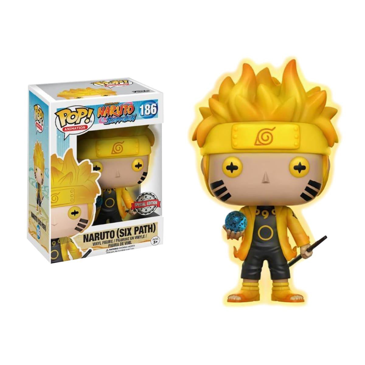 Funko POP! Naruto Shippuden - Naruto (Six Path) (GITD) Vinyl Figure #186 Special Edition Exclusive [READ DESCRIPTION]