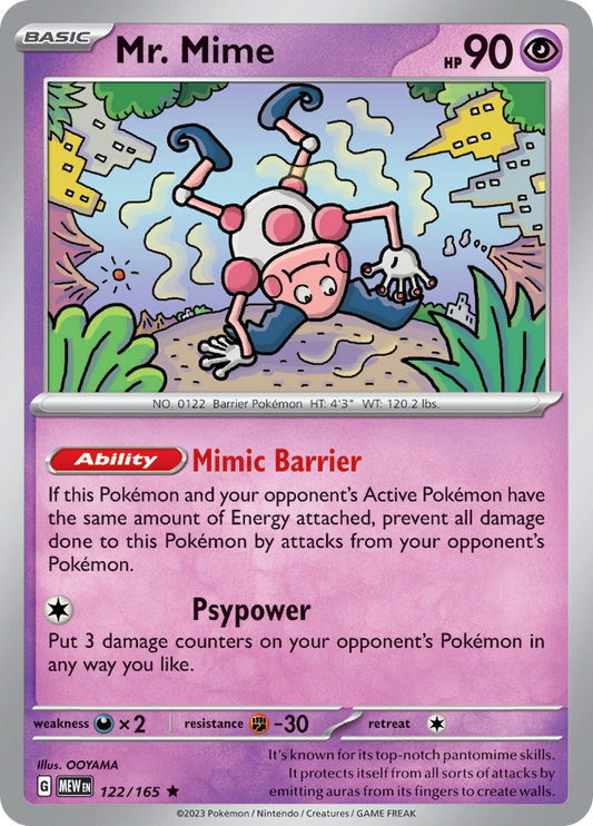 Mr. Mime (122/165) [Scarlet & Violet: 151]