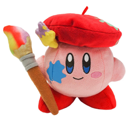 Little Buddy Kirby of the Stars Artist Kirby 6" Plush - Official Nintendo