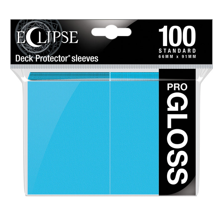 Deck Protector Sleeves: Eclipse Gloss Standard - Sky Blue (100ct)