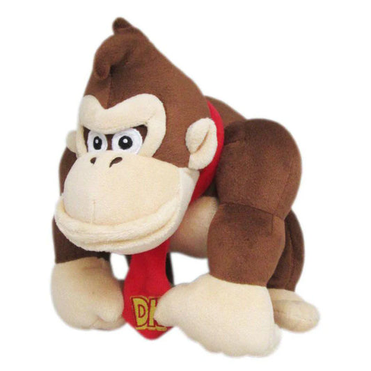 Super Mario All Star Collection Donkey Kong Plush, 8"