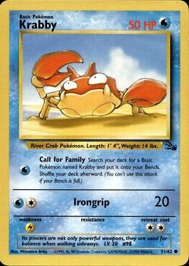 Krabby 051/62 - Fossil Unlimited