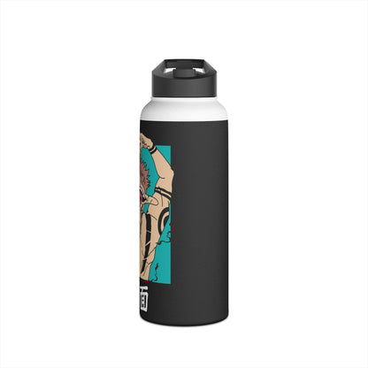 Stainless Steel Sukuna Anime Insulated Water Bottle With Standard Lid