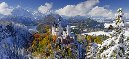 Puzzle: Panorama - Neuschwanstein Castle