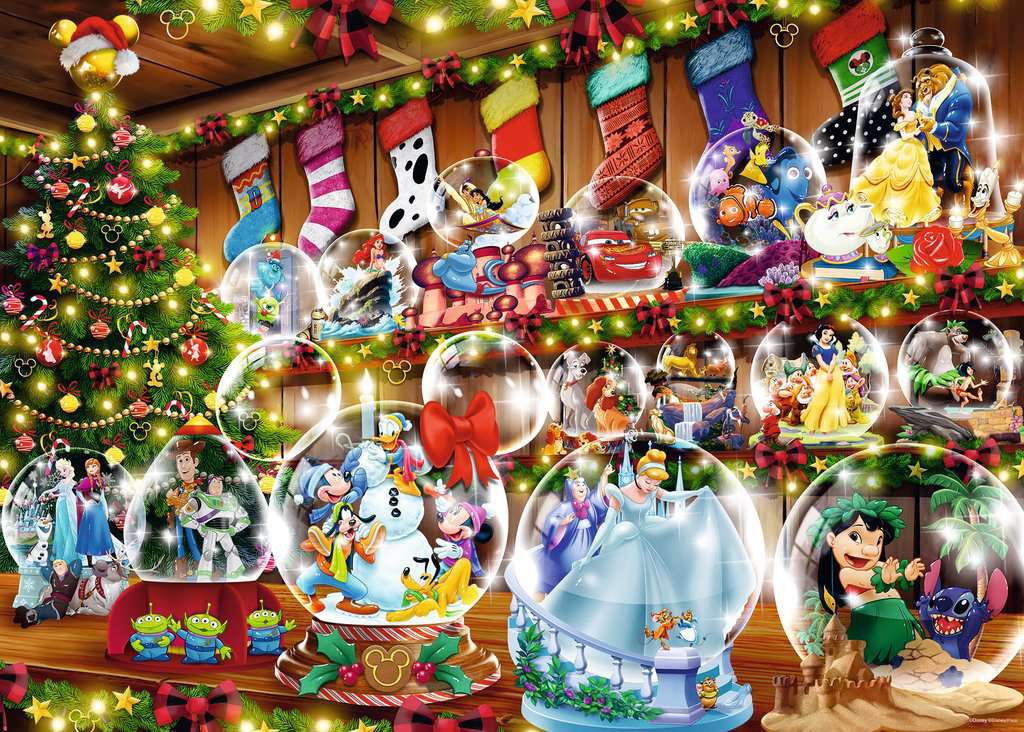 Puzzle: Disney - Snow Globes