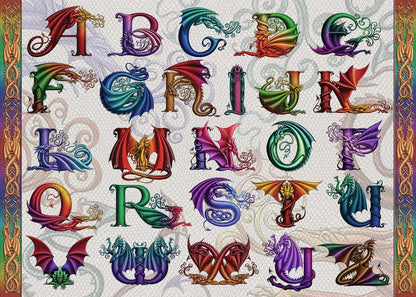 Puzzle: Dragon Alphabet