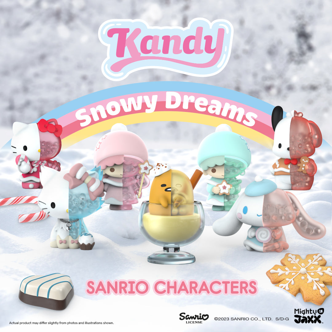 MJ Kandy x Sanrio Kandy Serie #3 Snowy Dreams Serie Blindbox, zufälliger Stil