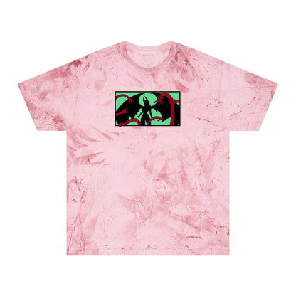 Demon Robin Comfort Colors® Color Blast Tie Dye Unisex Anime Tee