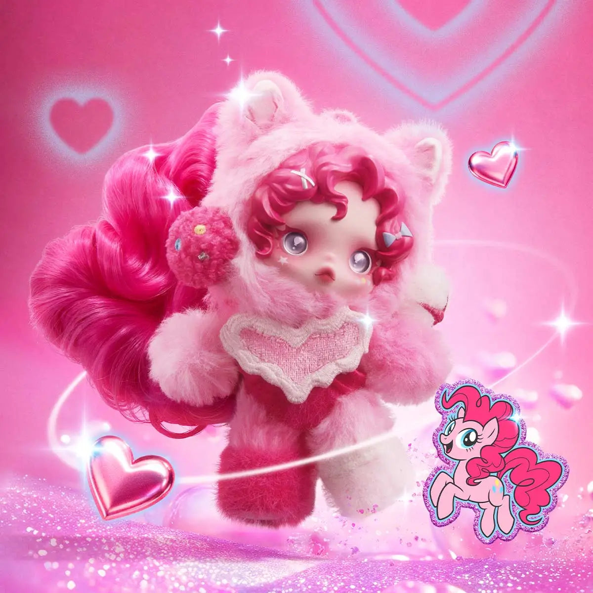 SKULLPANDA x My Little Pony Series Plush Doll Pendant Blind Box