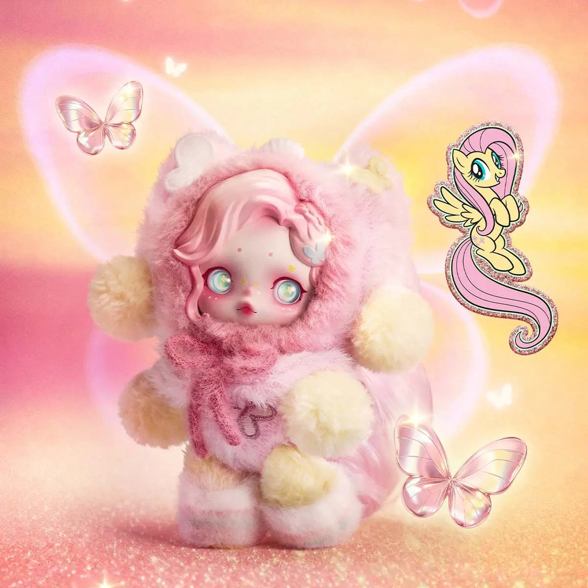 SKULLPANDA x My Little Pony Series Plush Doll Pendant Blind Box