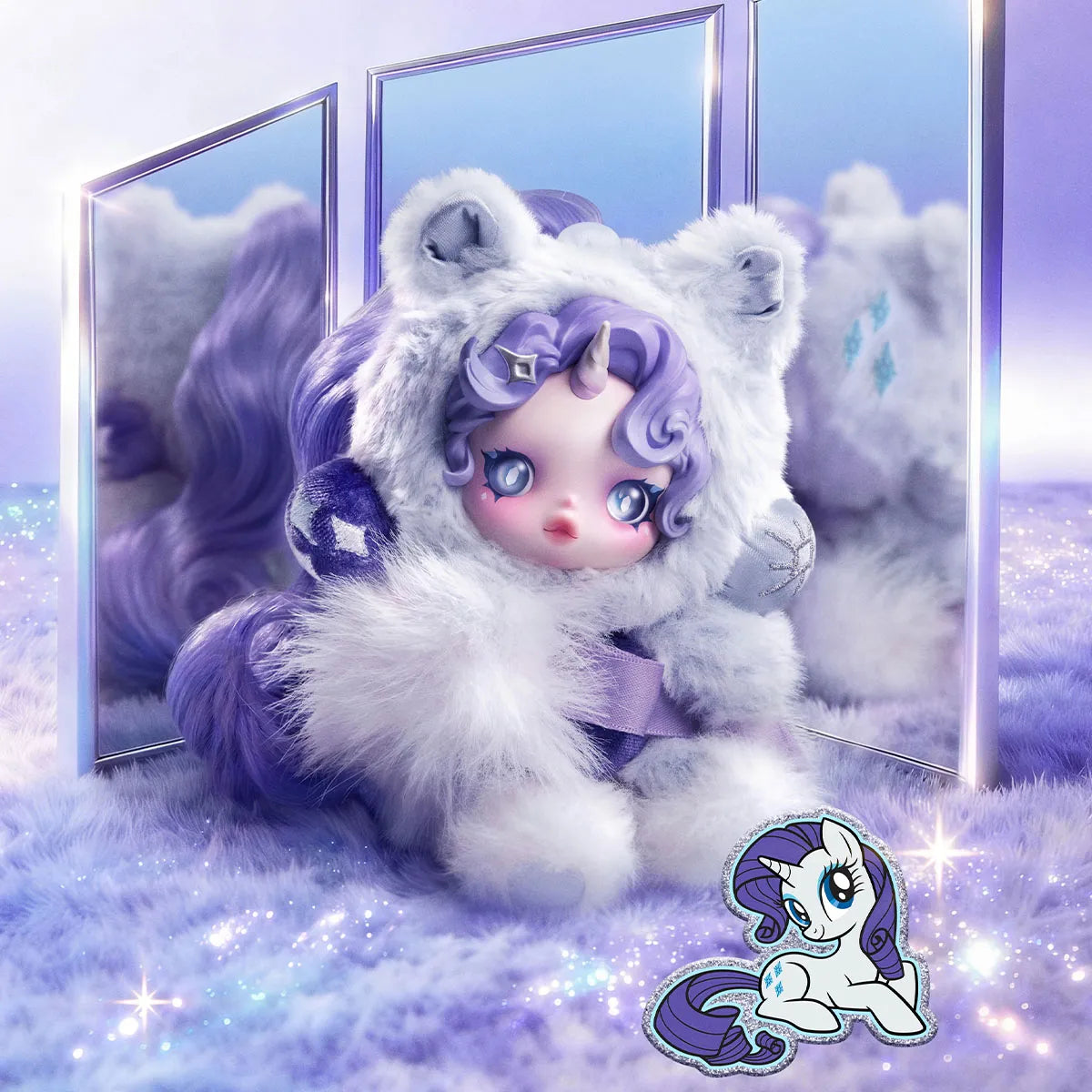 SKULLPANDA x My Little Pony Series Plush Doll Pendant Blind Box