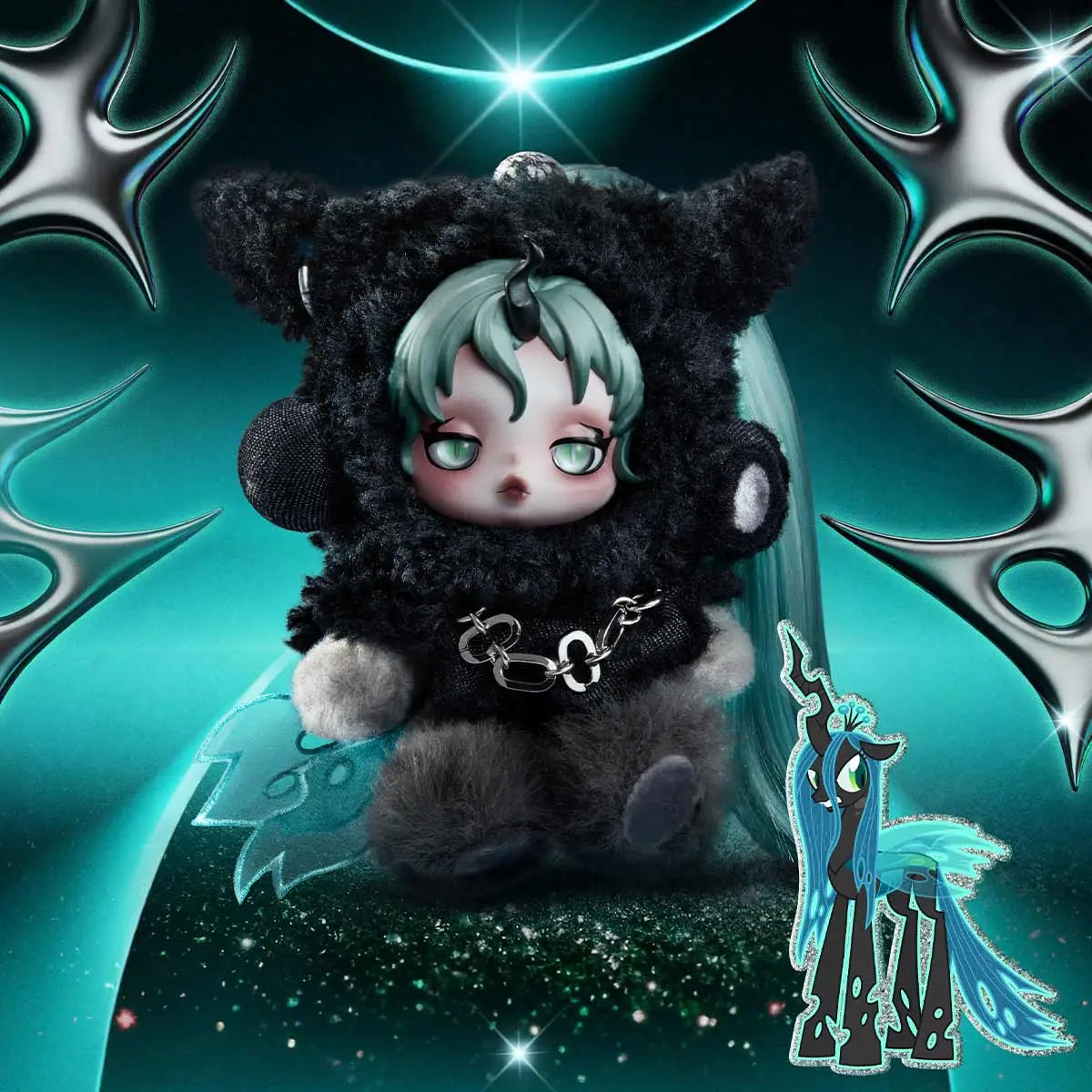 SKULLPANDA x My Little Pony Series Plush Doll Pendant Blind Box