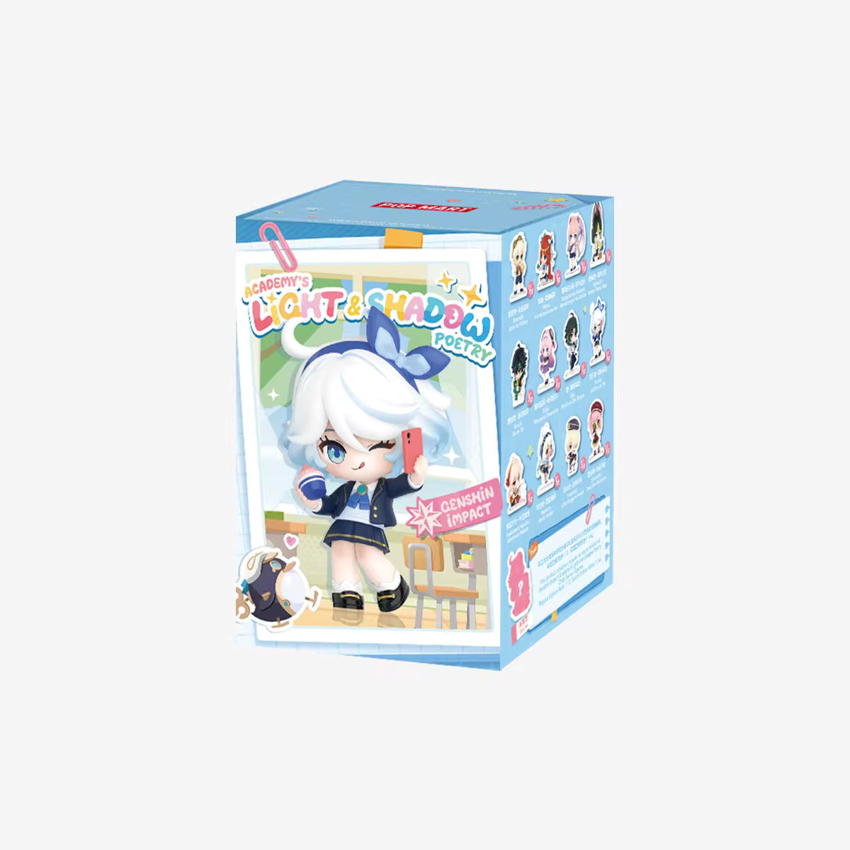 Genshin Impact Academy's Light and Shadow Poetry Chibi Series Figures Blind Box