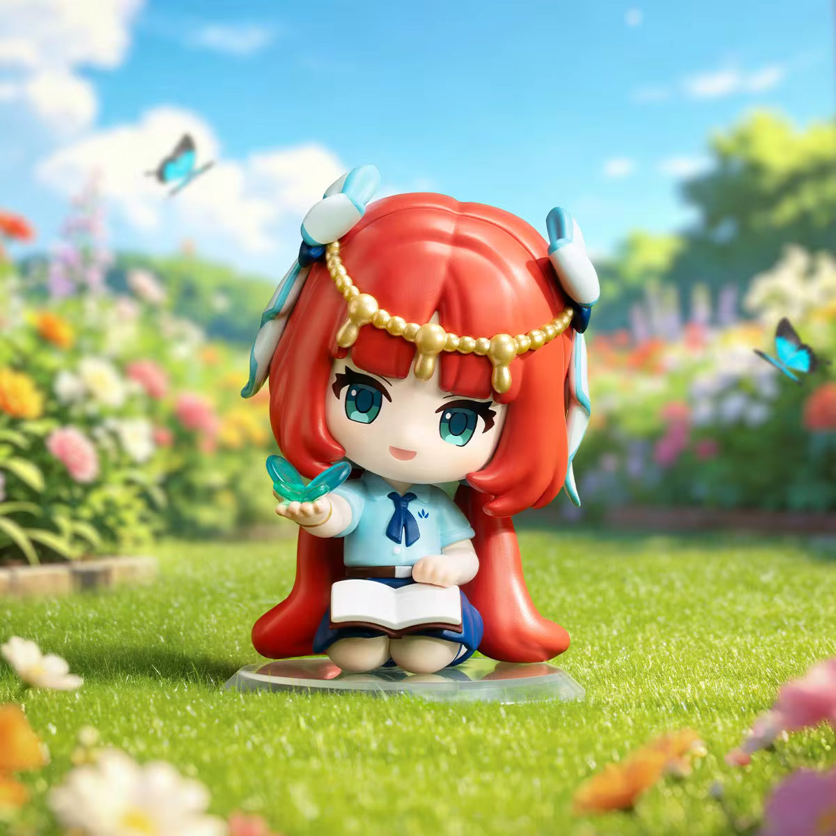Genshin Impact Academy's Light and Shadow Poetry Chibi Series Figures Blind Box