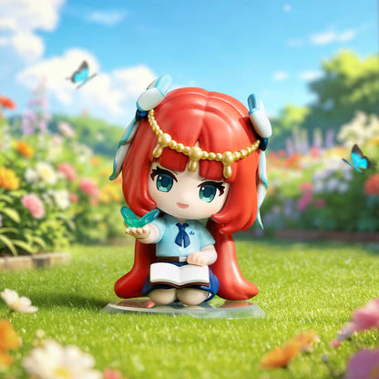 Genshin Impact Academy's Light and Shadow Poetry Chibi Series Figures Blind Box