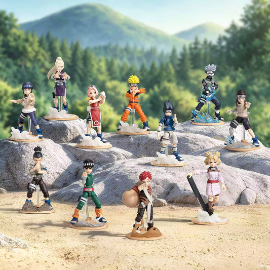 POP Action Classic NARUTO-Chunin NAME Exam Arc Series Figures Blind Box