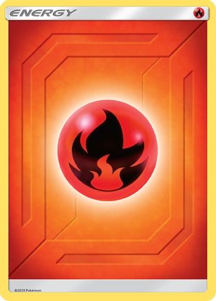 FireEnergy (2019 Unnumbered)  - SM  Team Up Reverse Holofoil
