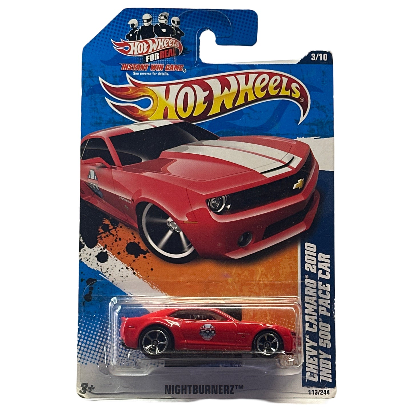 Chevy Camaro 2010 Indy 500 Pace Car (NightBurnerz) -  Hot Wheels