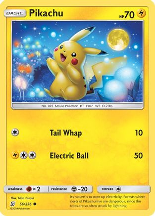 Pikachu 056/236 - SM  Unified Minds
