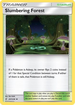 Slumbering Forest 207/236 - SM  Unified Minds Reverse Holofoil