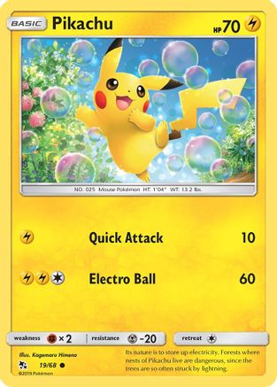 Pikachu 019/68 - Hidden Fates
