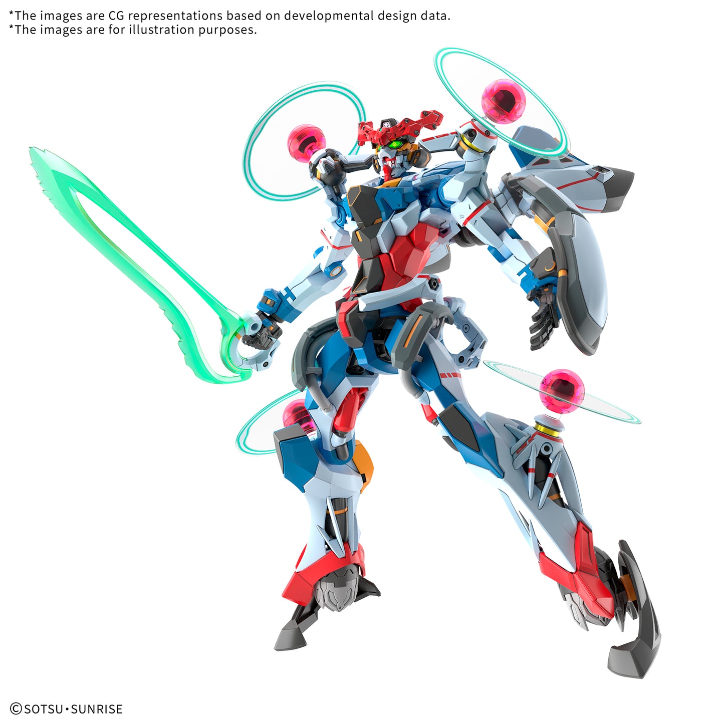 Bandai HG 1/144 GQuuuuuuX (Endymion Unit Awakened) "Gundam GQuuuuuuX" Model Kit