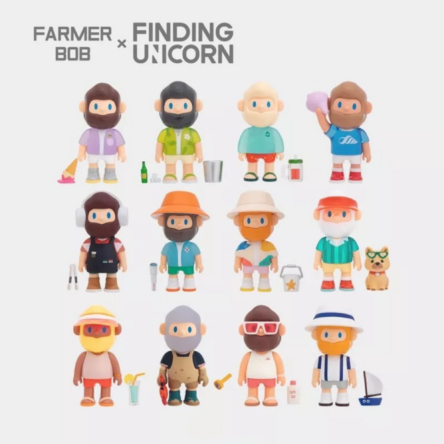 F.UN X Farmer Bob: Blindbox der 5. Generation der Island-Serie, zufälliger Stil