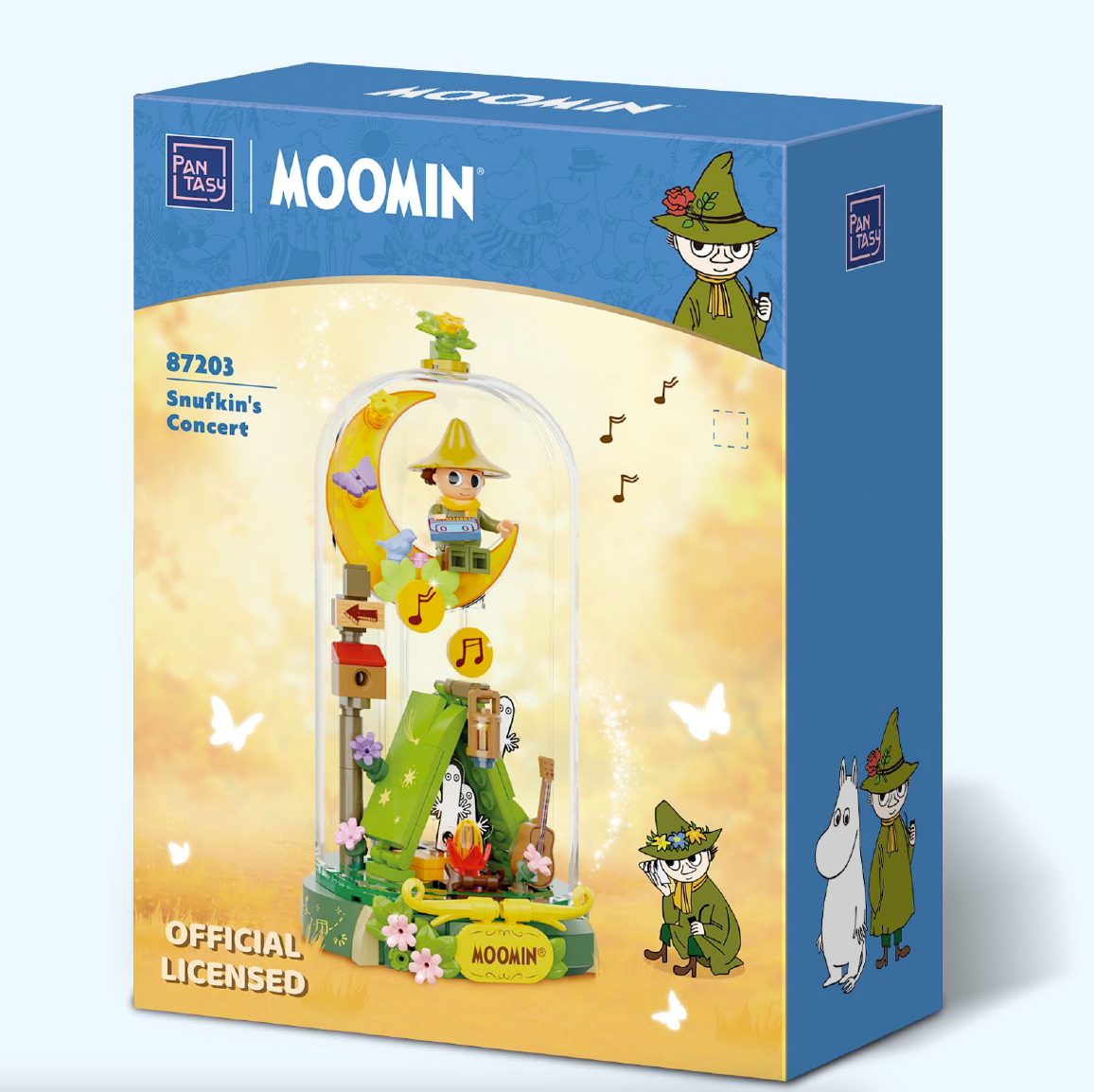 Pantasy Moomin Snufkin's Concert Building Blocks Set - Official Brick Kit