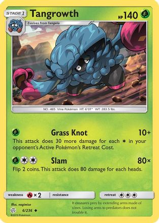 Tangrowth 006/236 - SM  Cosmic Eclipse