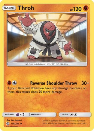 Throh 118/236 - SM  Cosmic Eclipse Reverse Holofoil