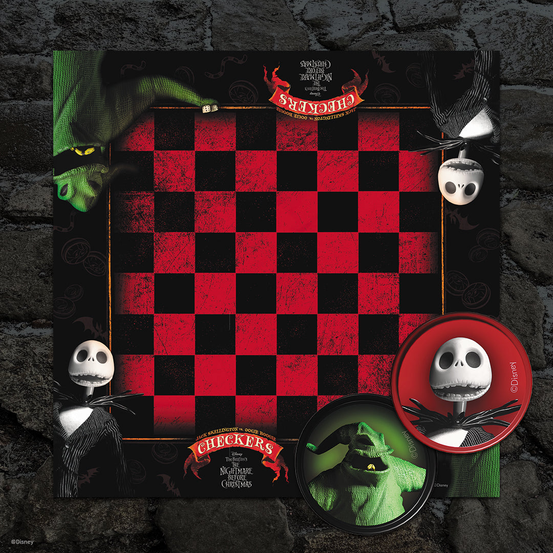 Checkers: Disney Tim Burton The Nightmare Before Christmas