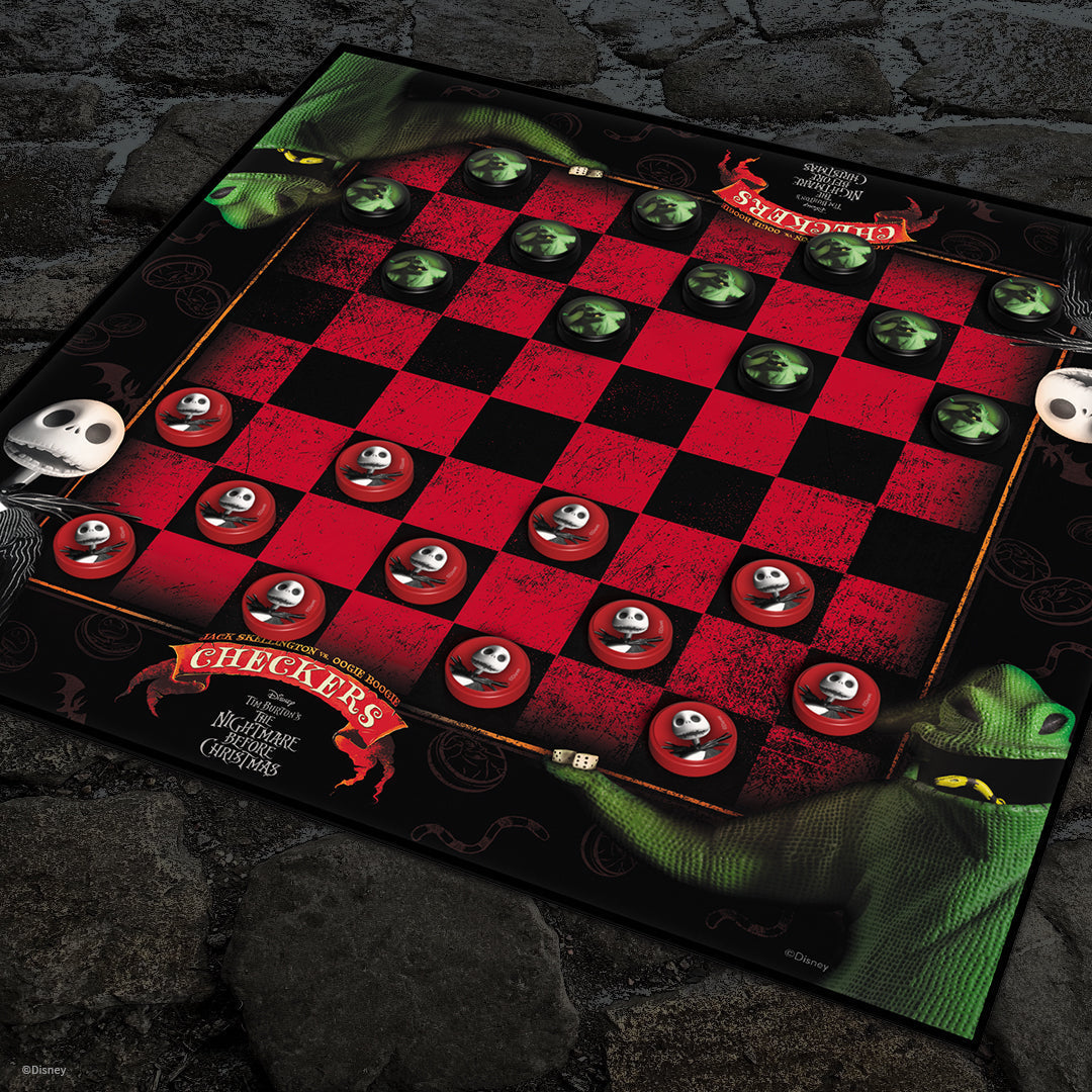 Checkers: Disney Tim Burton The Nightmare Before Christmas