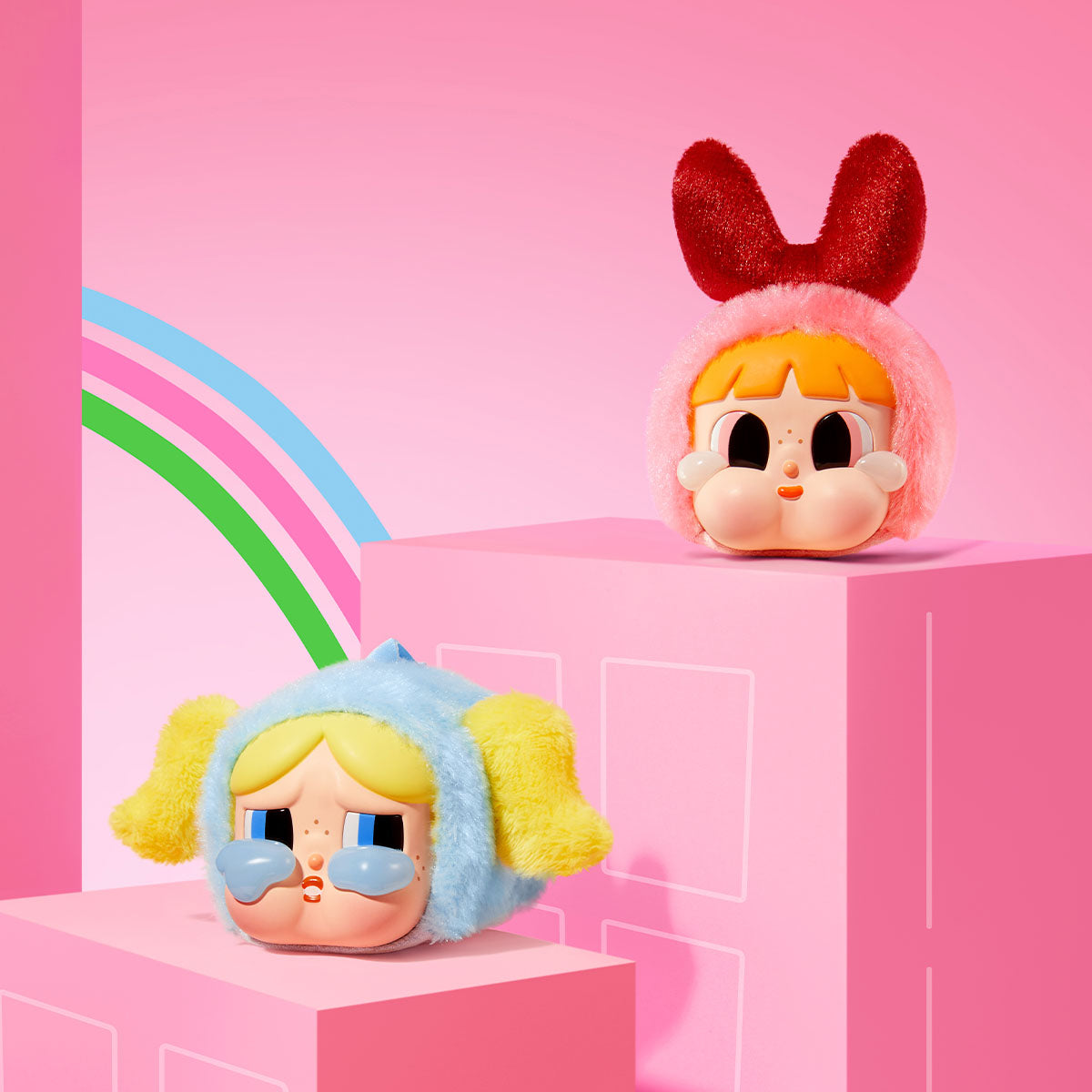 CRYBABY x Powerpuff Girls Vinyl Face Plush Blind Box - POP MART