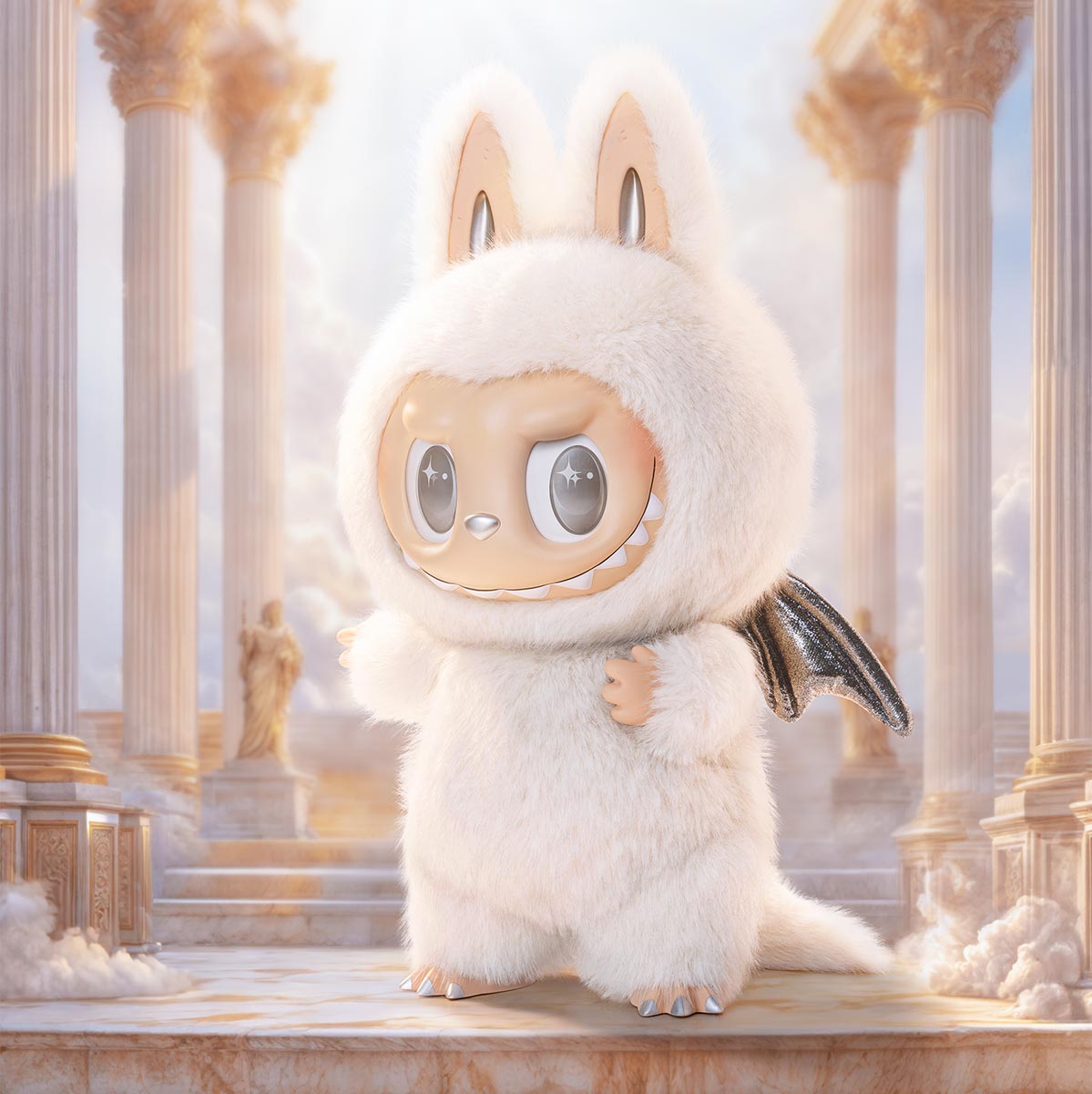 Labubu THE MONSTERS - ANGEL IN CLOUDS Vinyl Face Doll