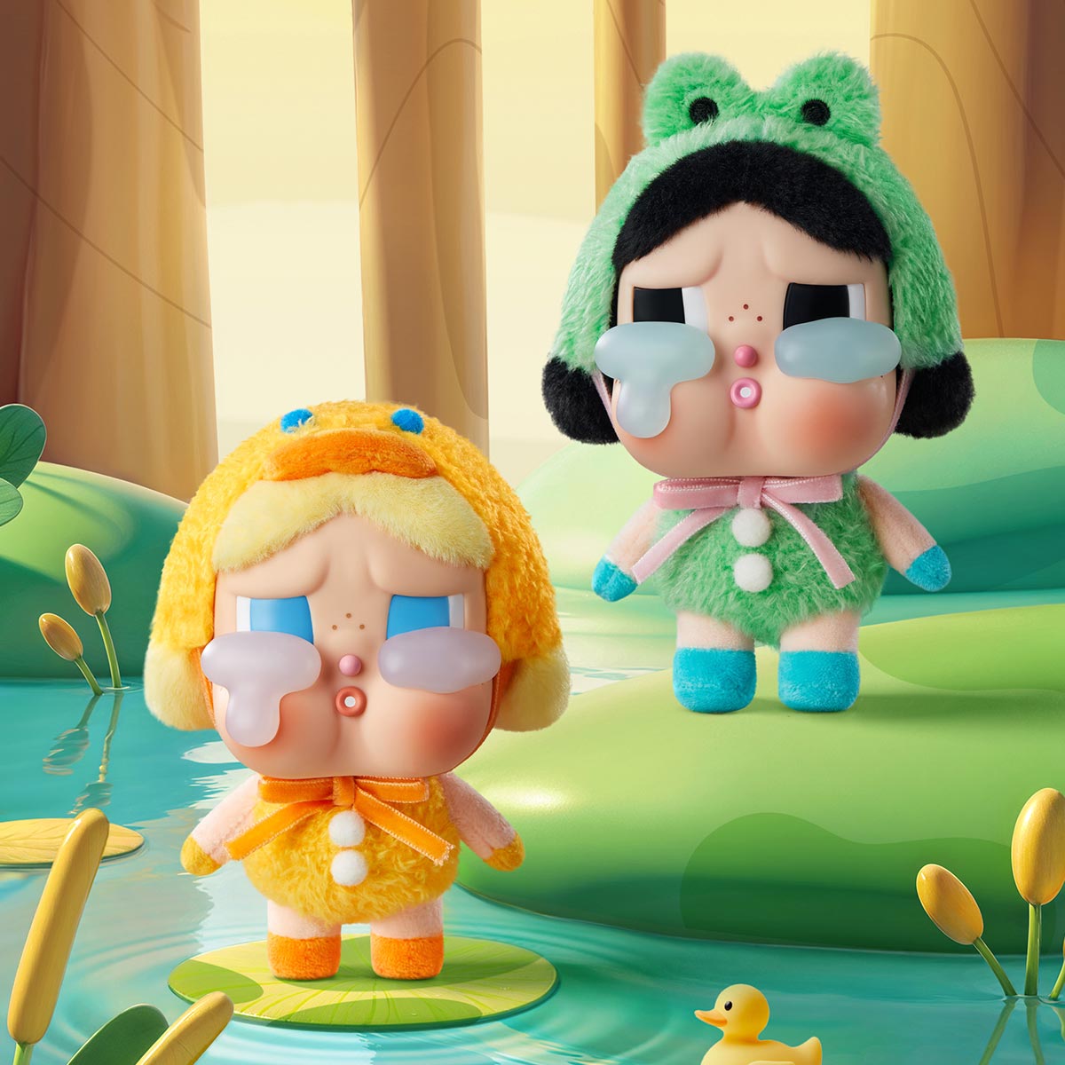 CRYBABY Crying Again Series Vinyl Face Plush Blind Box - POP MART