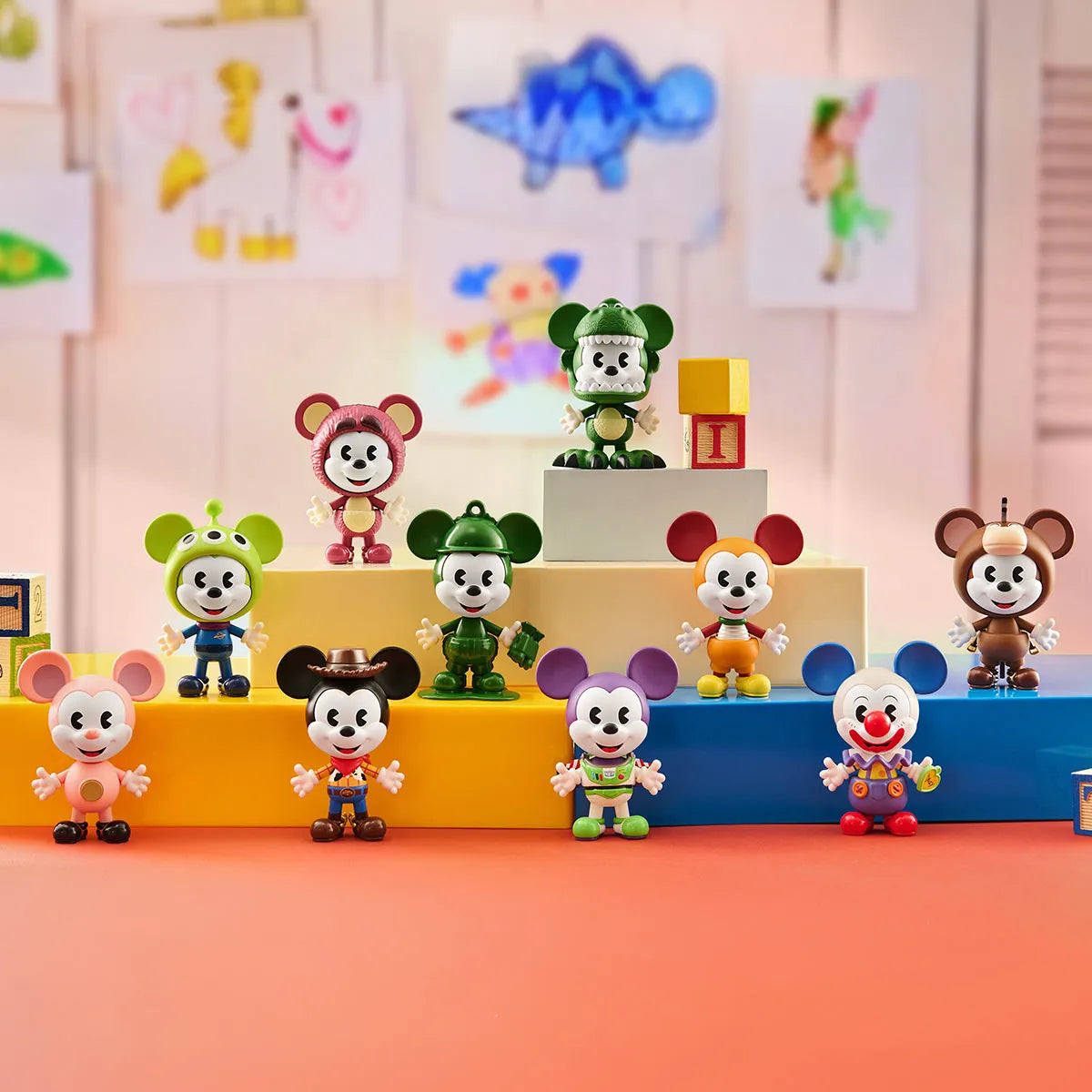 Disney Mickey Remixed: Mickey Meets Pixar Series Blind Box Figure | POP MART