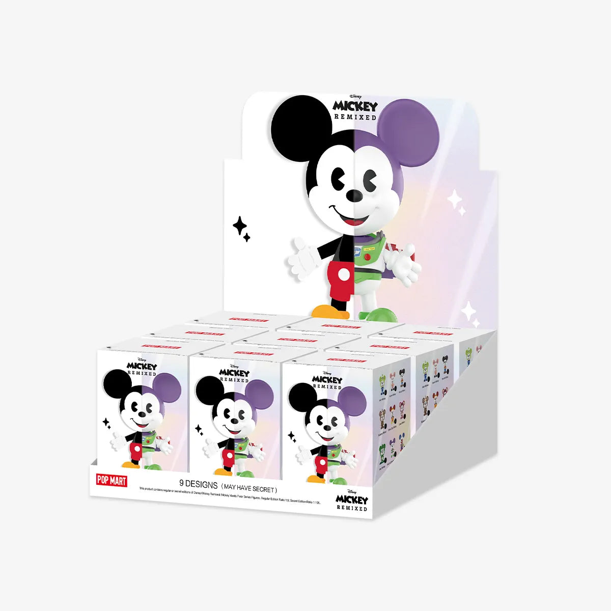 Disney Mickey Remixed: Mickey Meets Pixar Series Blind Box Figure | POP MART