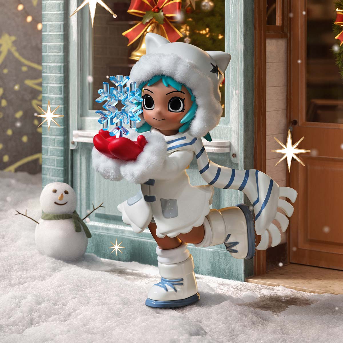 Lil Peach Riot Holiday Mixtape Blind Box - POP MART Collectible