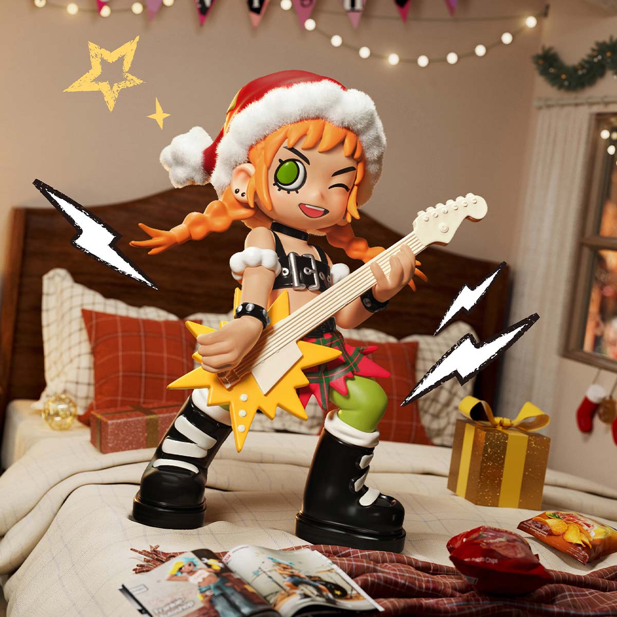 Lil Peach Riot Holiday Mixtape Blind Box - POP MART Collectible