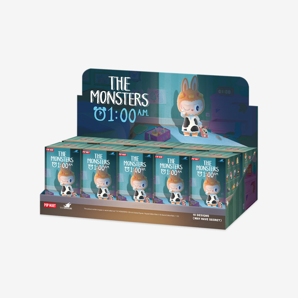 POPMART THE MONSTERS 1:00 A.M. Series Figures Blind Box (1 Blind Box)