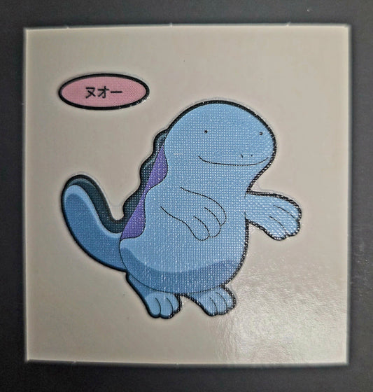 Pokemon Bread Seal Deco Character Sticker - Quagsire